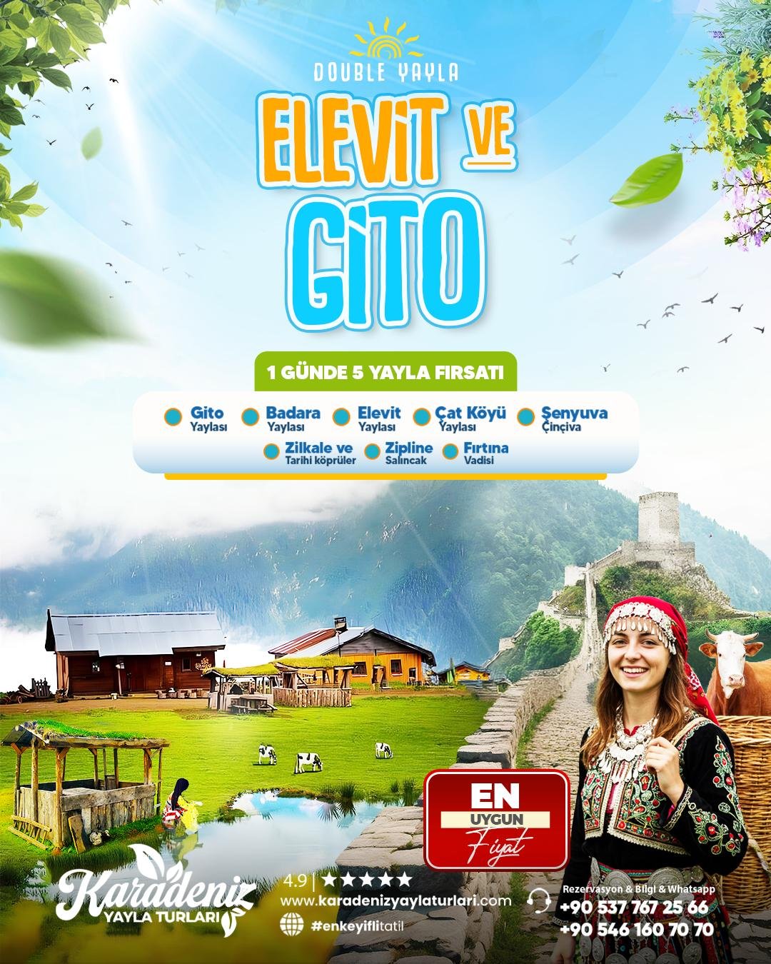 Elevit & Gito Yaylası Double Turu